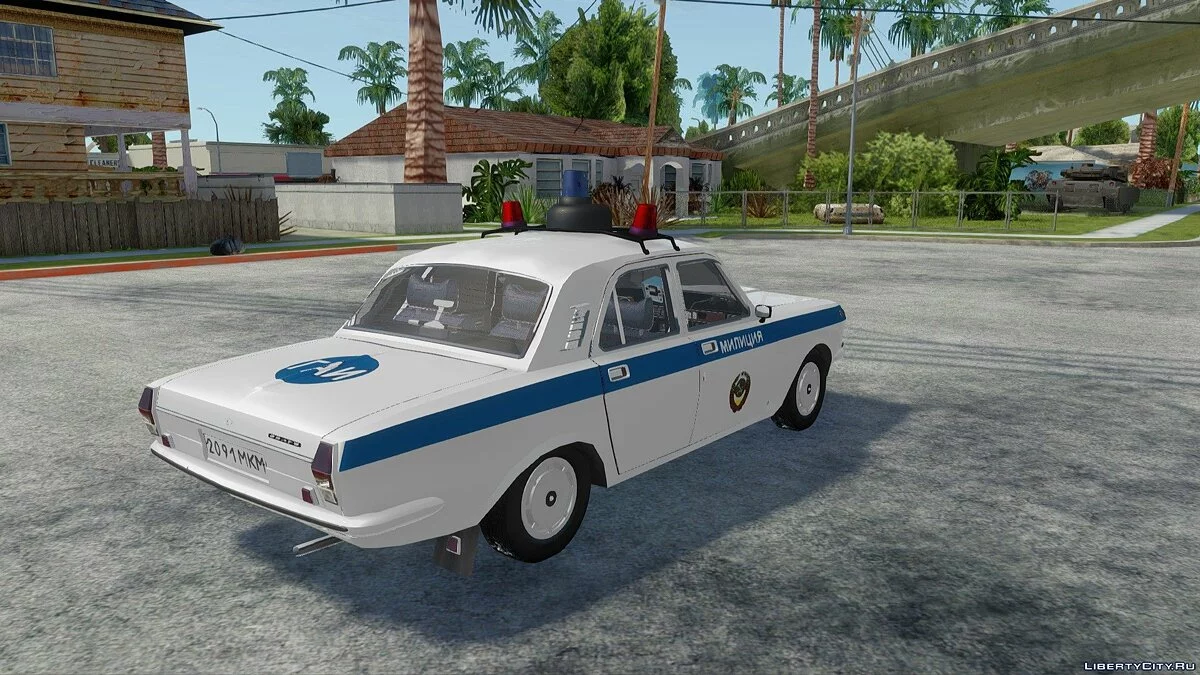 ГАЗ 24-10 "Волга" Міліція СРСР / GTA San Andreas