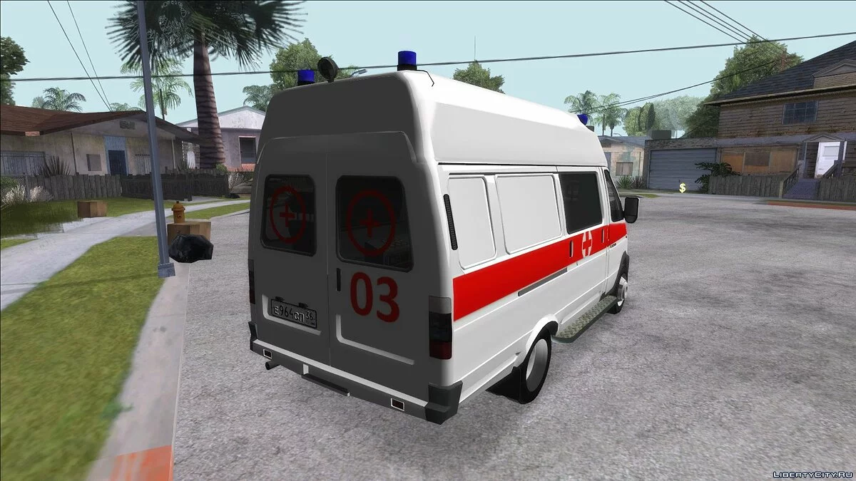 GAZelle 22172 Ambulance / GTA San Andreas