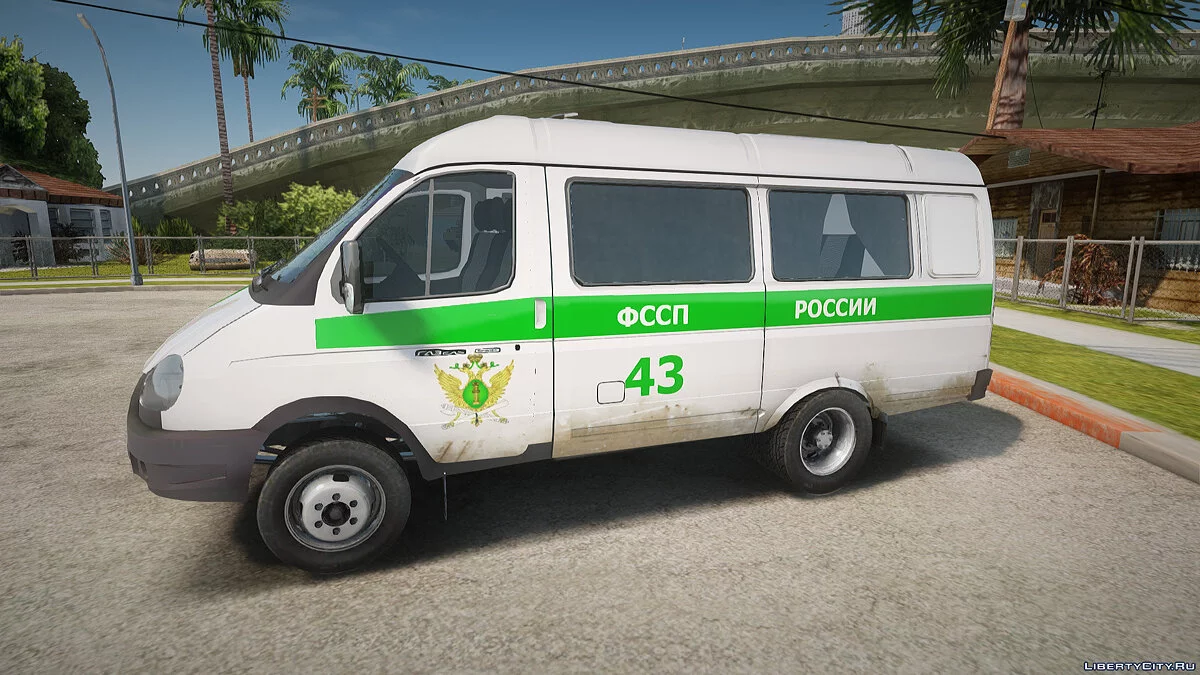 GAZel Federal Bailiff Service of Russia / GTA San Andreas