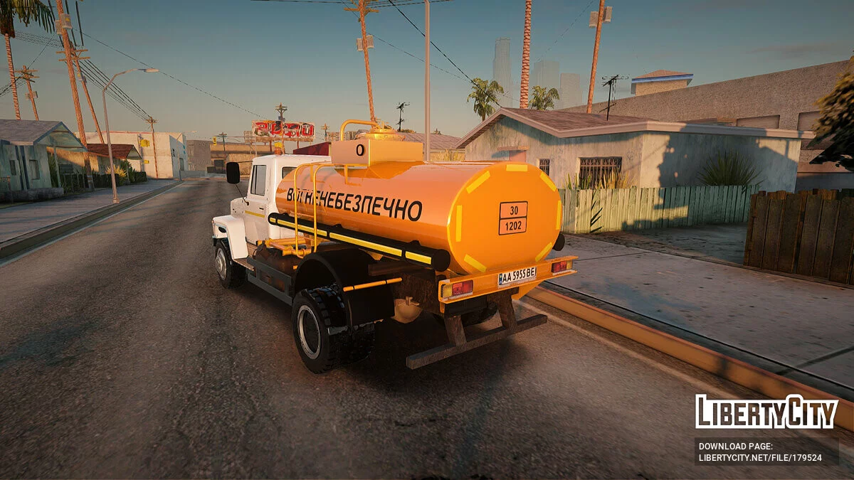 GAZ 3309 Fuel truck / GTA San Andreas