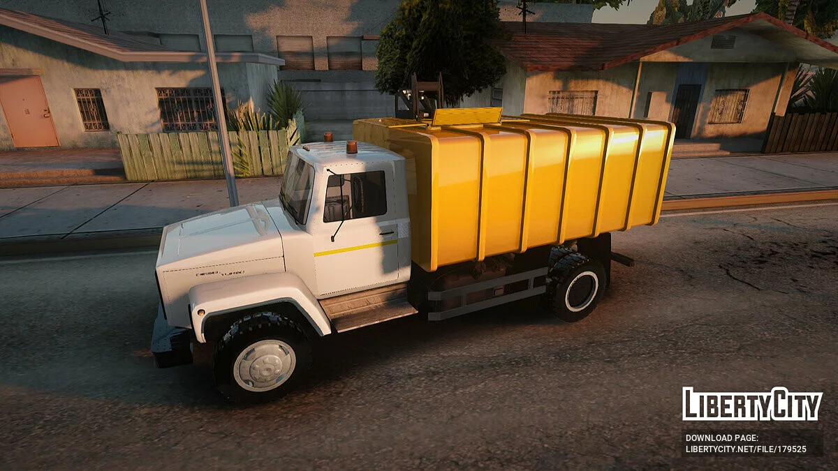 GAZ 3309 Garbage truck / GTA San Andreas
