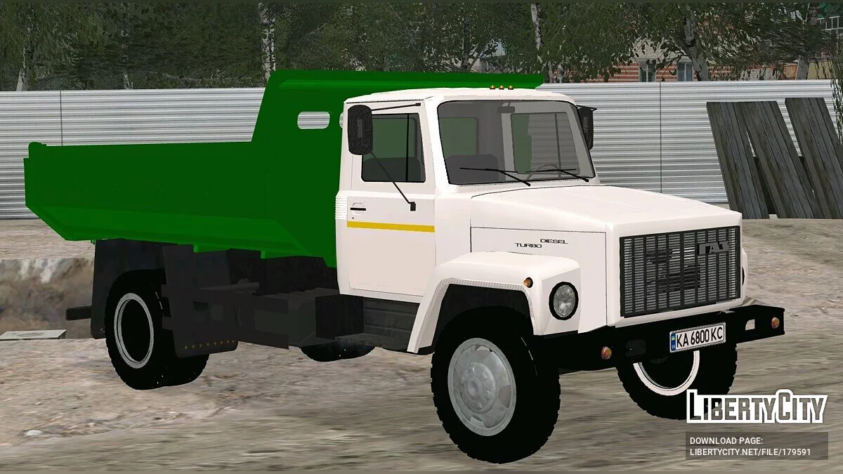ГАЗ 3309 Самоскид / GTA San Andreas