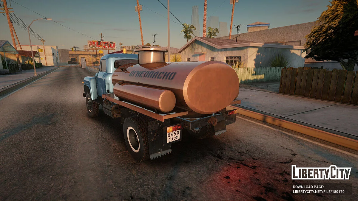 GAZ 53 Fire Hazard / GTA San Andreas