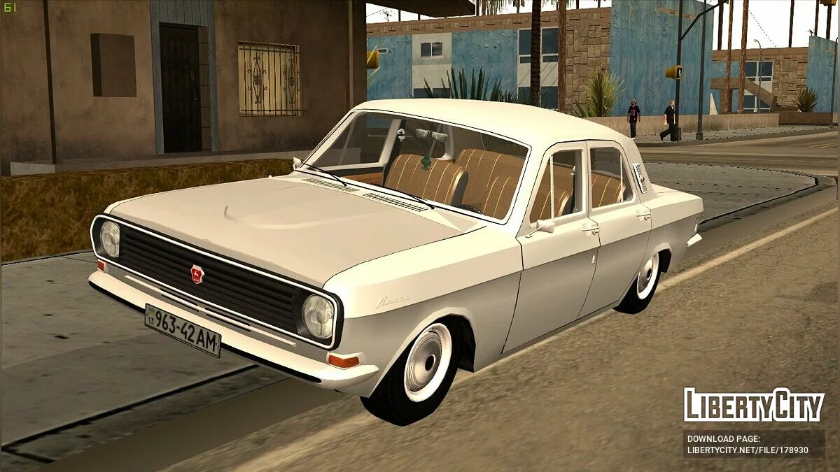 Transitional GAZ 24M (1985-1986) / GTA San Andreas