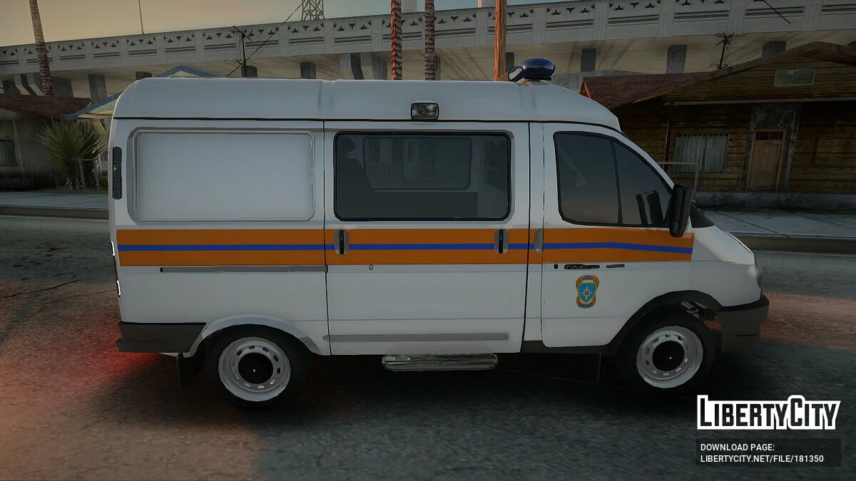 ГАЗель Соболь МЧС / GTA San Andreas