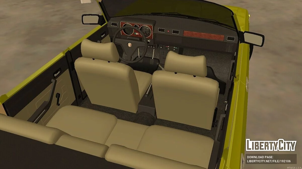 GAZ 24 Cabriolet + CCD / GTA San Andreas