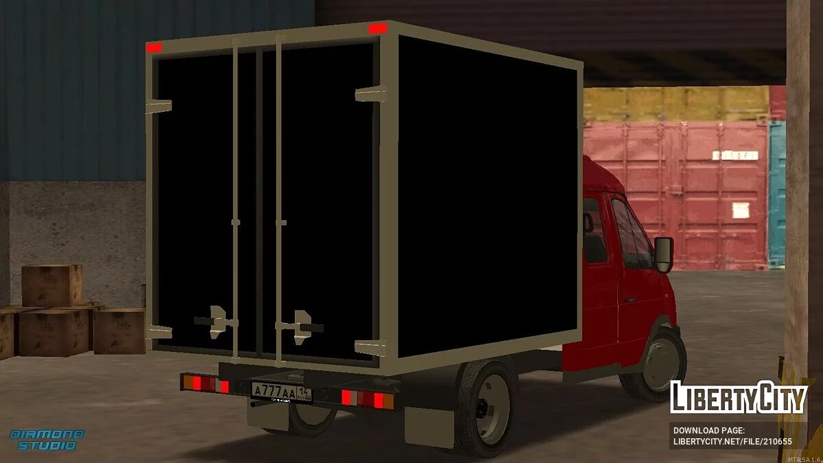 ГАЗ-3302 «ГАЗель Бізнес» + CCD / GTA San Andreas