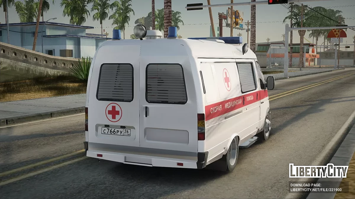 ГАЗель 32214 Швидка Медична Допомога / GTA San Andreas