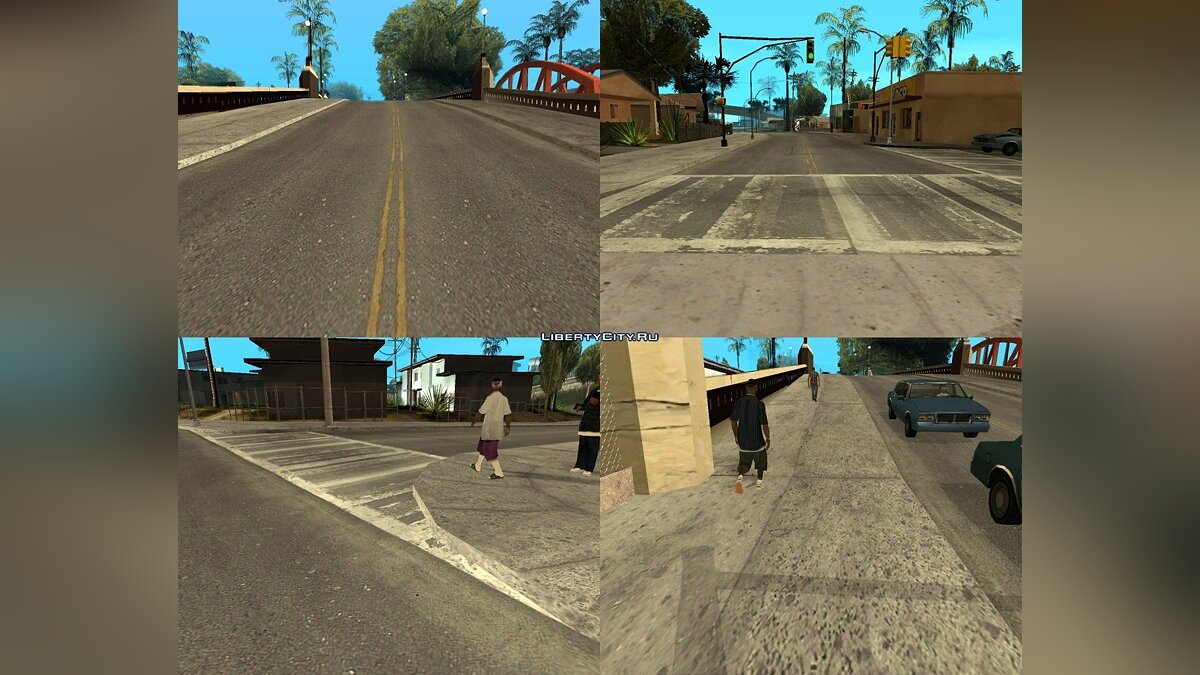 New Roads in Los Santos (V Styled) v1.0 for GTA San Andreas