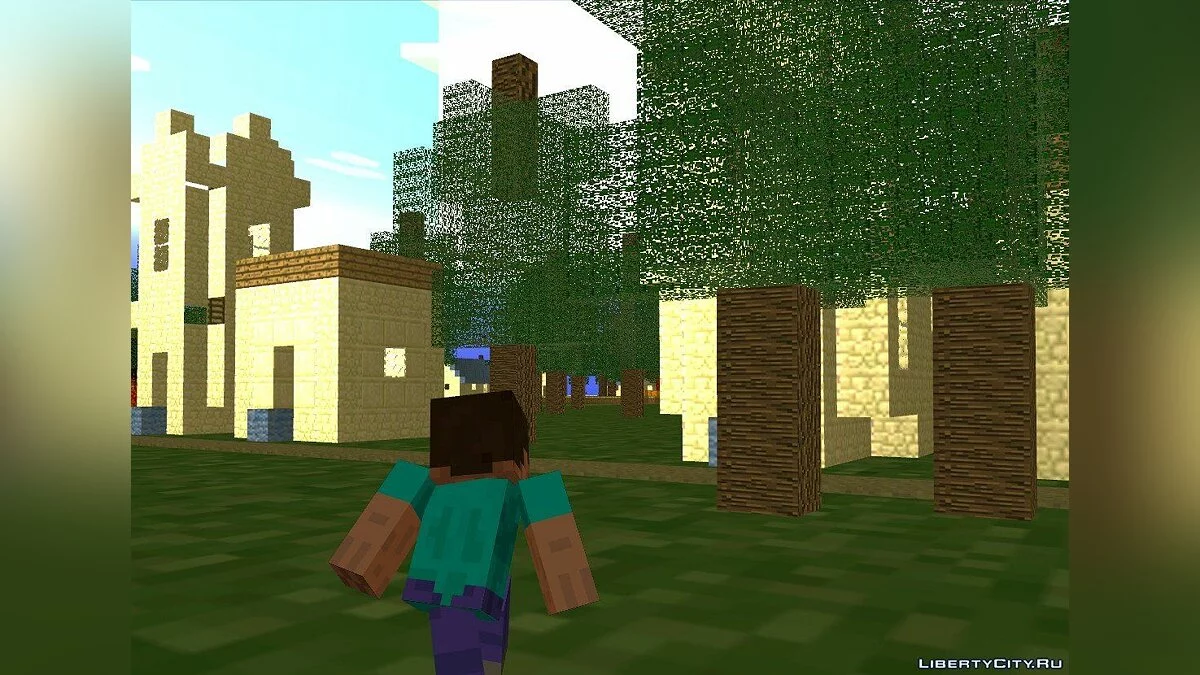 Minecraft Global Mod / GTA San Andreas