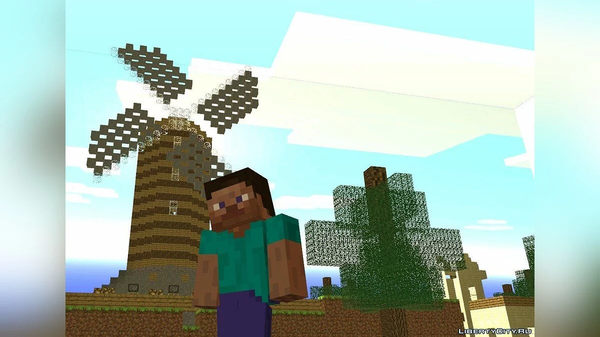 Minecraft Global Mod / GTA San Andreas