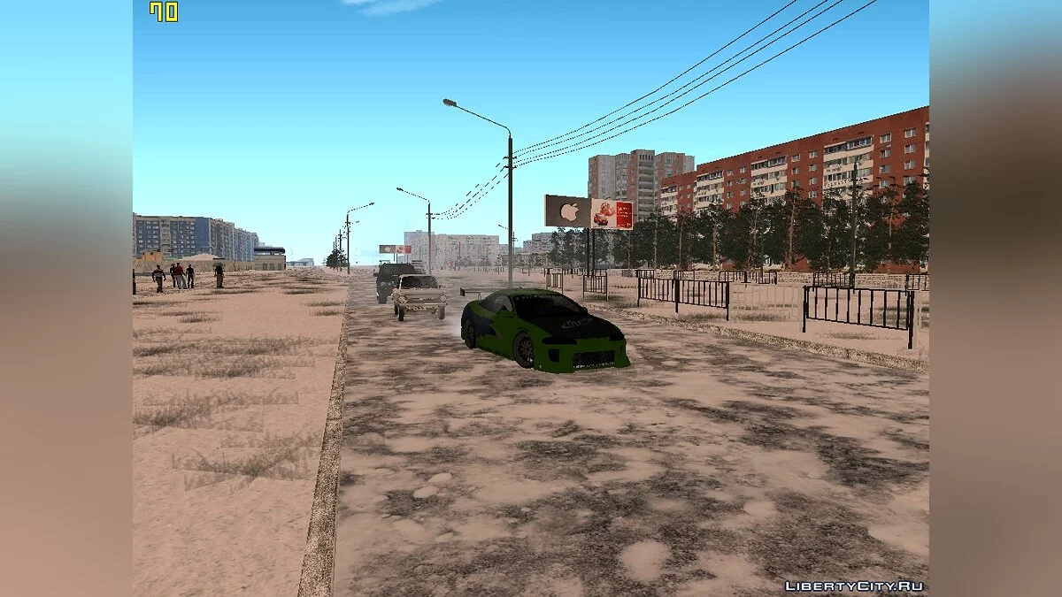 Hiver pour le mod global "GTA Lviv District des Fous" / GTA San Andreas
