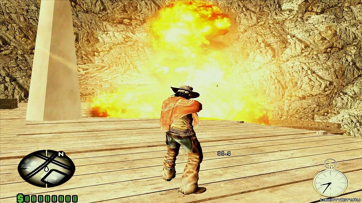 GTA Червоний Мертвий Револьвер Дикий Захід Бета 1 / GTA San Andreas