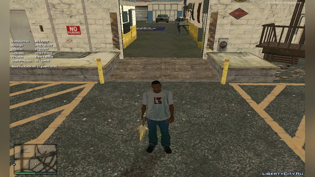 Інтер'єр Los Santos Customs для V2SA / GTA San Andreas