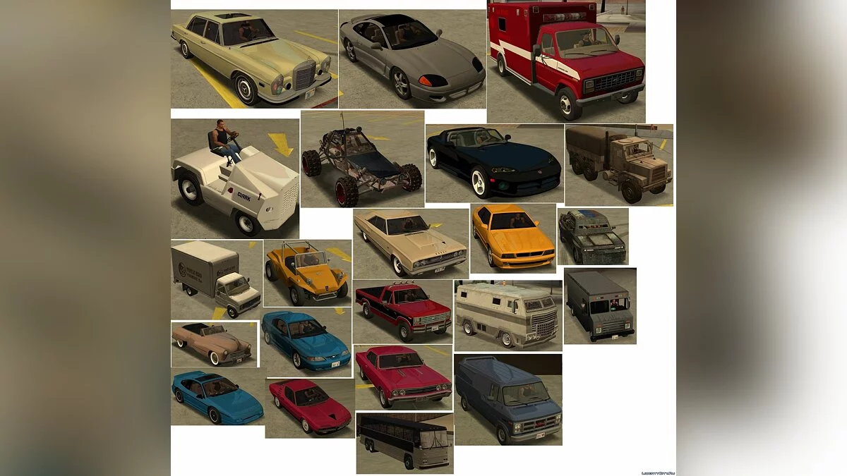 Paquete de Vehículos de la Atmosfera de los 90s Reborn (Final) / GTA San Andreas