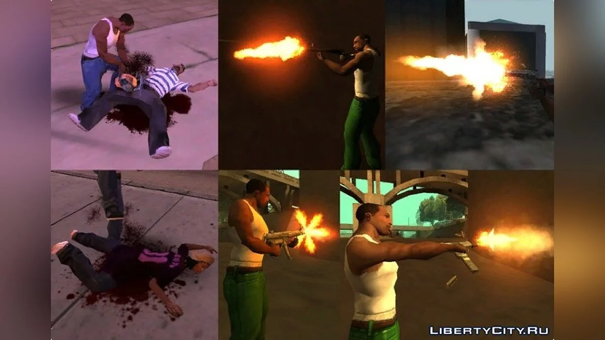 Projeto Reestruturação - Partículas e Efeitos Finais / GTA San Andreas
