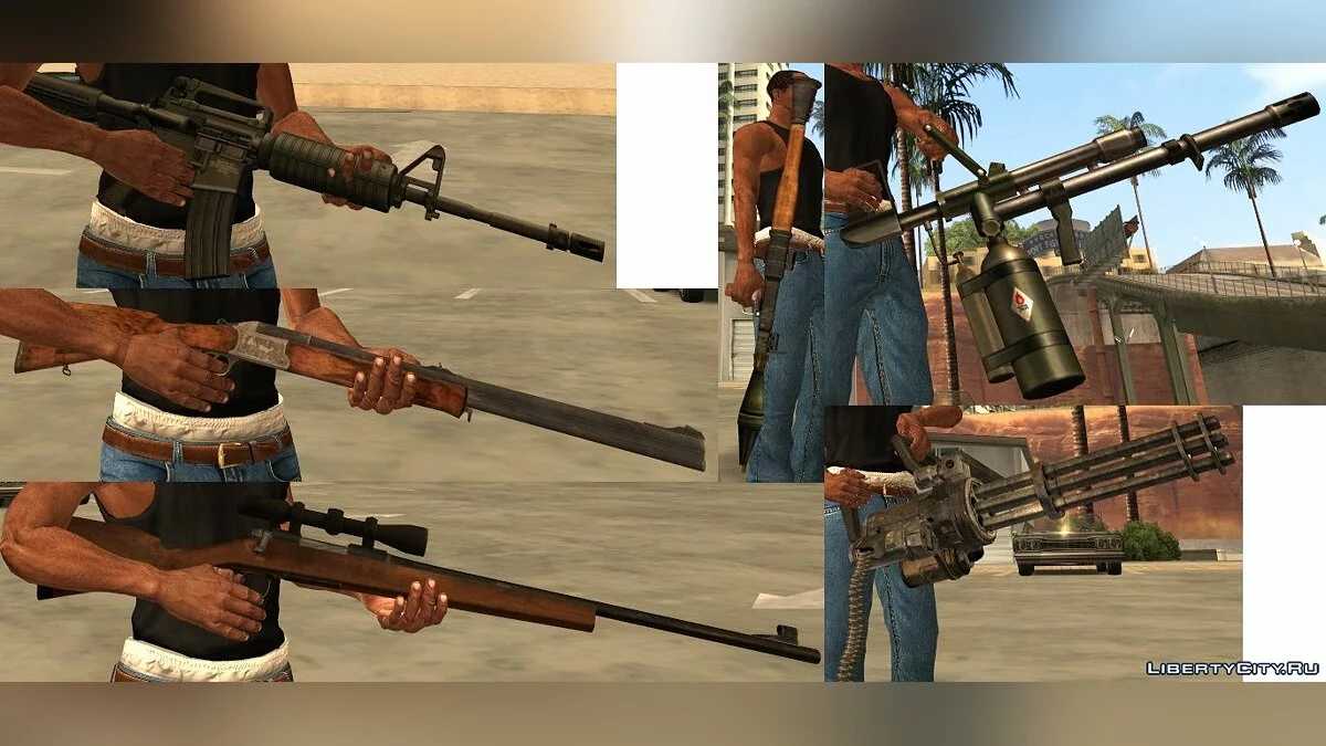 AWP des années 90 Reborn NormalMap + RWC / GTA San Andreas