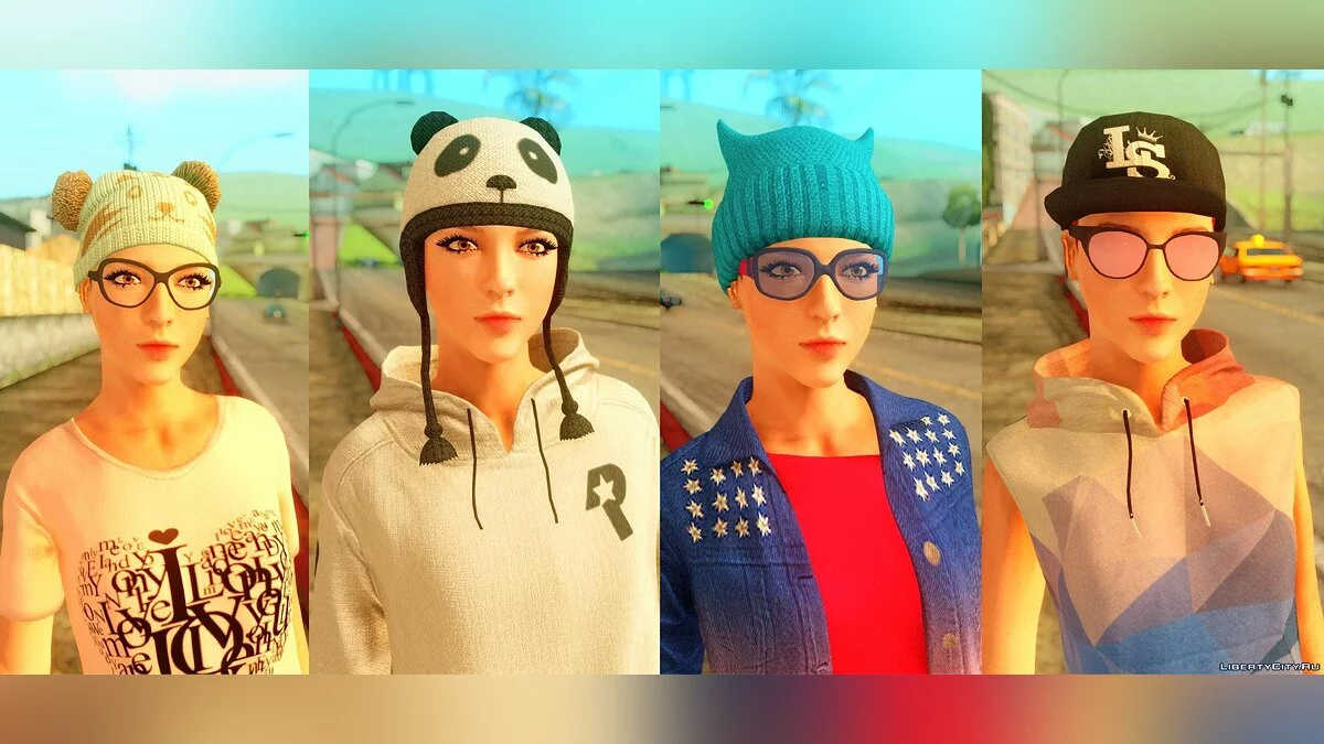 Amazing player: Female [REMASTERED] / GTA San Andreas