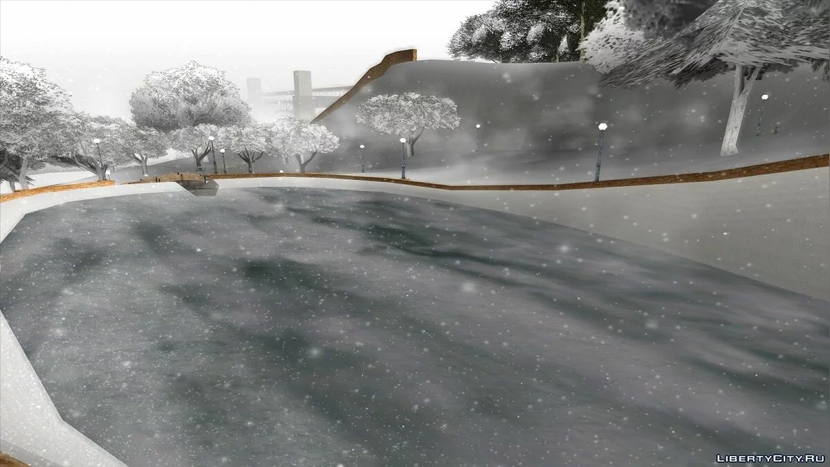 Snow-Andreas v5.0 - Wintermod für schwache PCs / GTA San Andreas