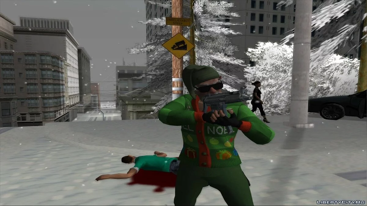 Snow-Andreas v5.0 - Wintermod für schwache PCs / GTA San Andreas