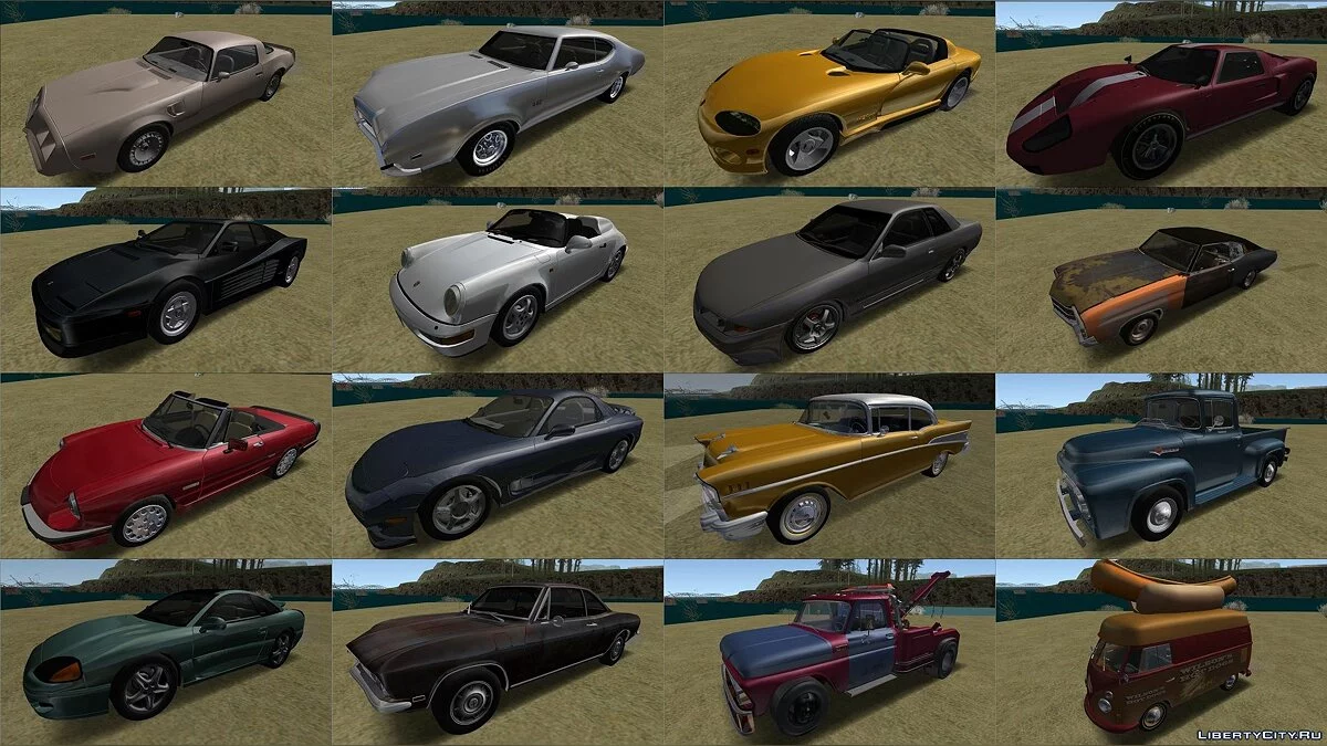 90s Atmosphere Vehicle Pack Reborn 3 (Update from 16.04.20) / GTA San Andreas