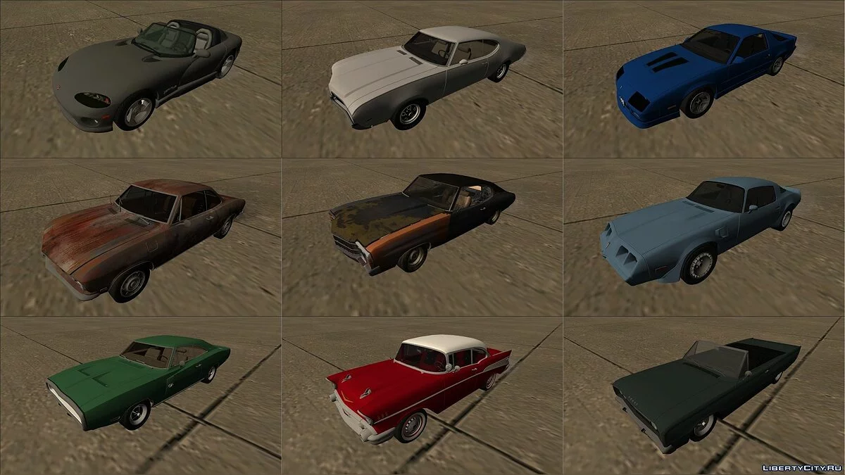 90s Atmosphere Vehicle Pack Reborn 3 (Update from 16.04.20) / GTA San Andreas