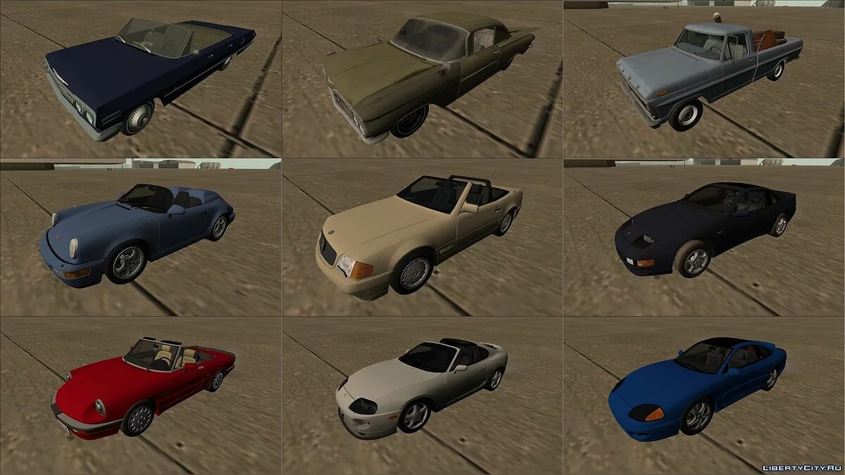 90s Atmosphere Vehicle Pack Reborn 3 (Update from 16.04.20) / GTA San Andreas