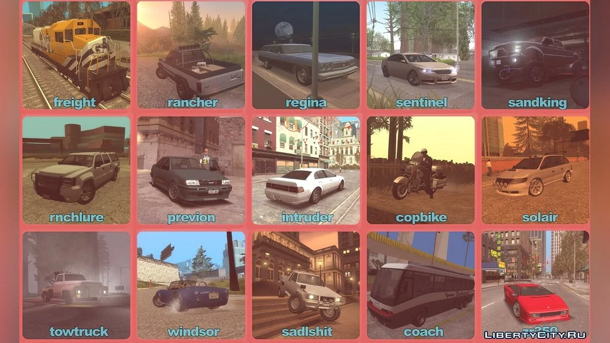 Konvertierter Transport aus GTA 4 und GTA 5 / GTA San Andreas