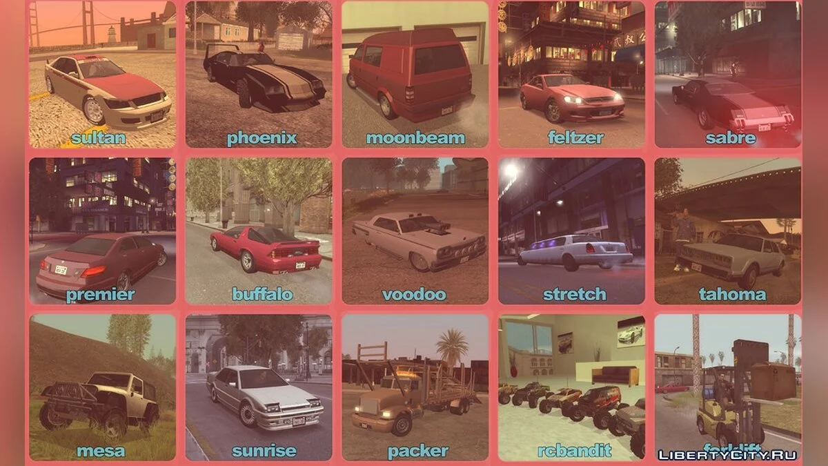 Konvertierter Transport aus GTA 4 und GTA 5 / GTA San Andreas