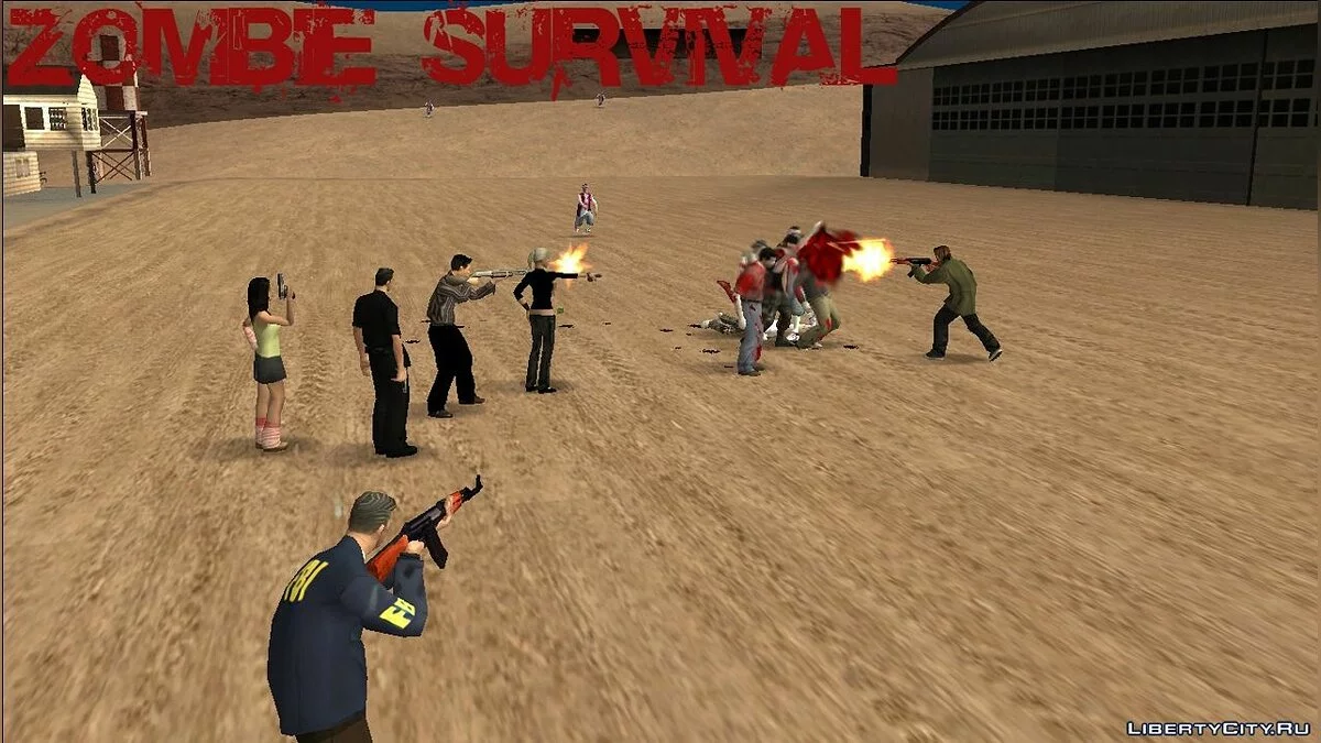 Zombie Survival Rethink Beta 0.0.1 / GTA San Andreas