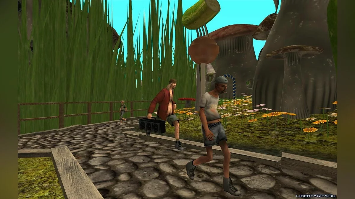 GTA 蘑菇世界 (支持 ModLoader) / GTA San Andreas