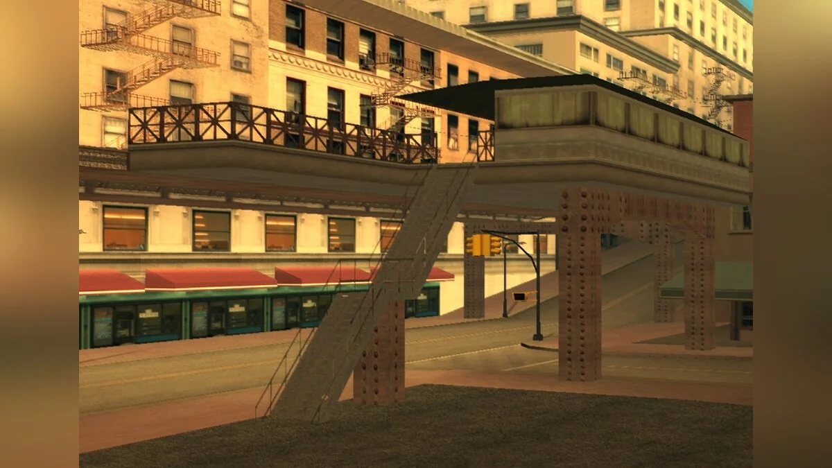Надземне метро в Лос-Сантосі / GTA San Andreas