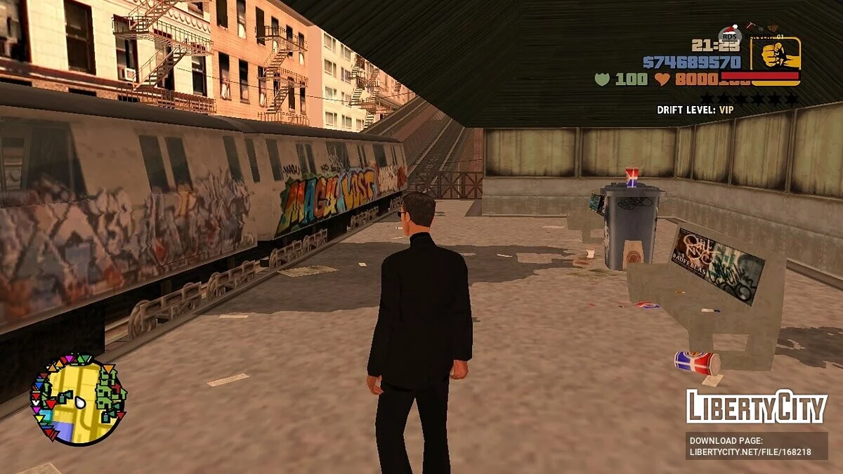 Надземне метро в Лос-Сантосі / GTA San Andreas