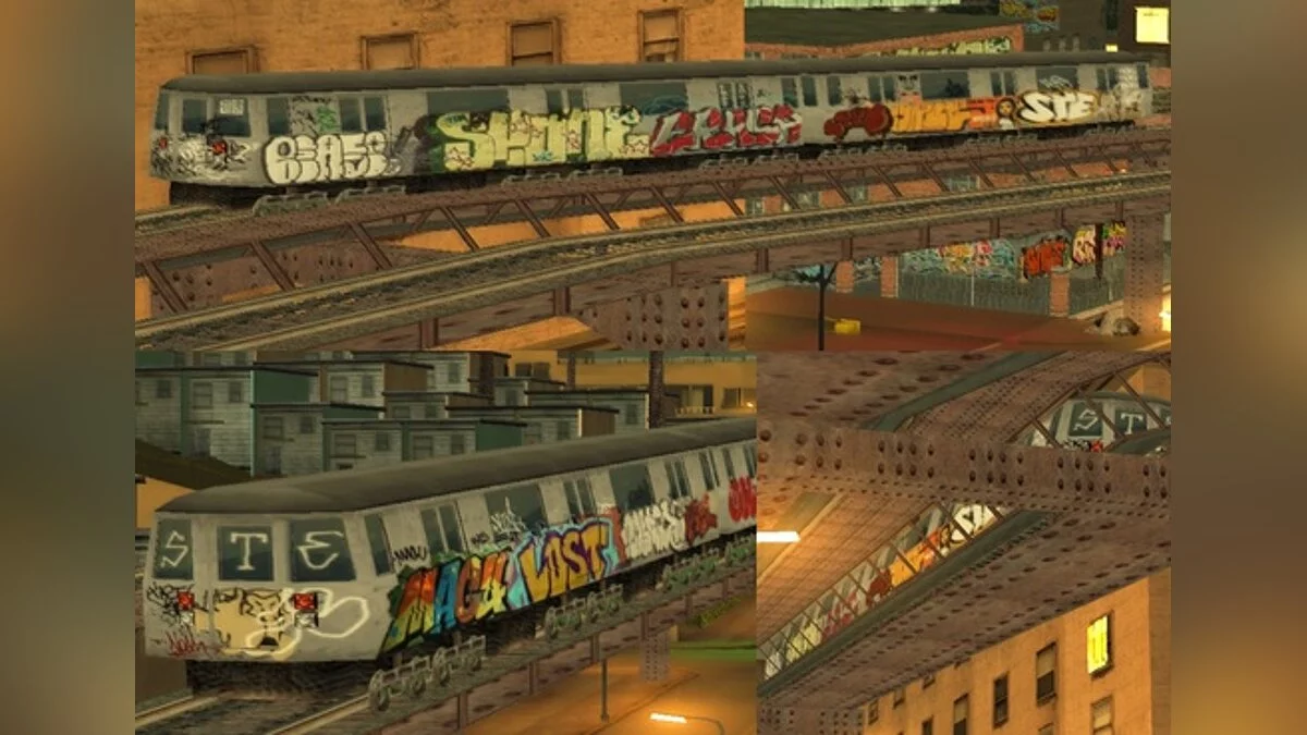 Надземне метро в Лос-Сантосі / GTA San Andreas