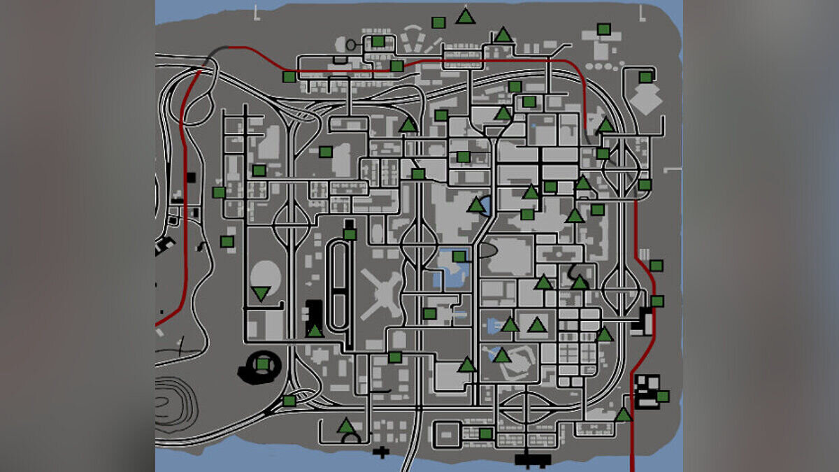 Mapa GTA V ref. 180