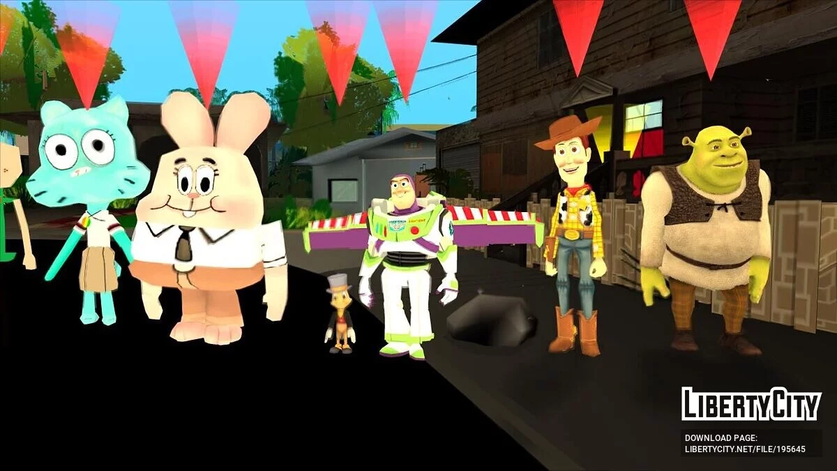 Grand Theft Auto Cartoon / GTA San Andreas