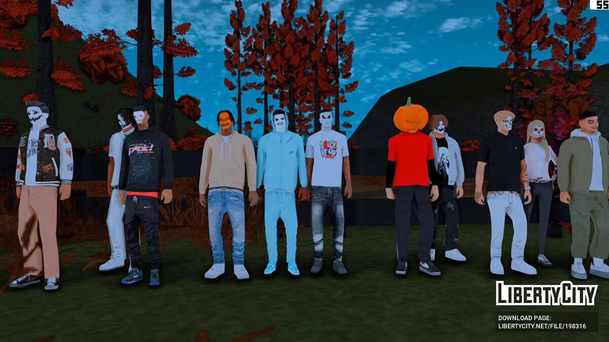 مجموعة الخريف Halloween: Autumn Sunshine / جي تي إيه سان أندرياس
