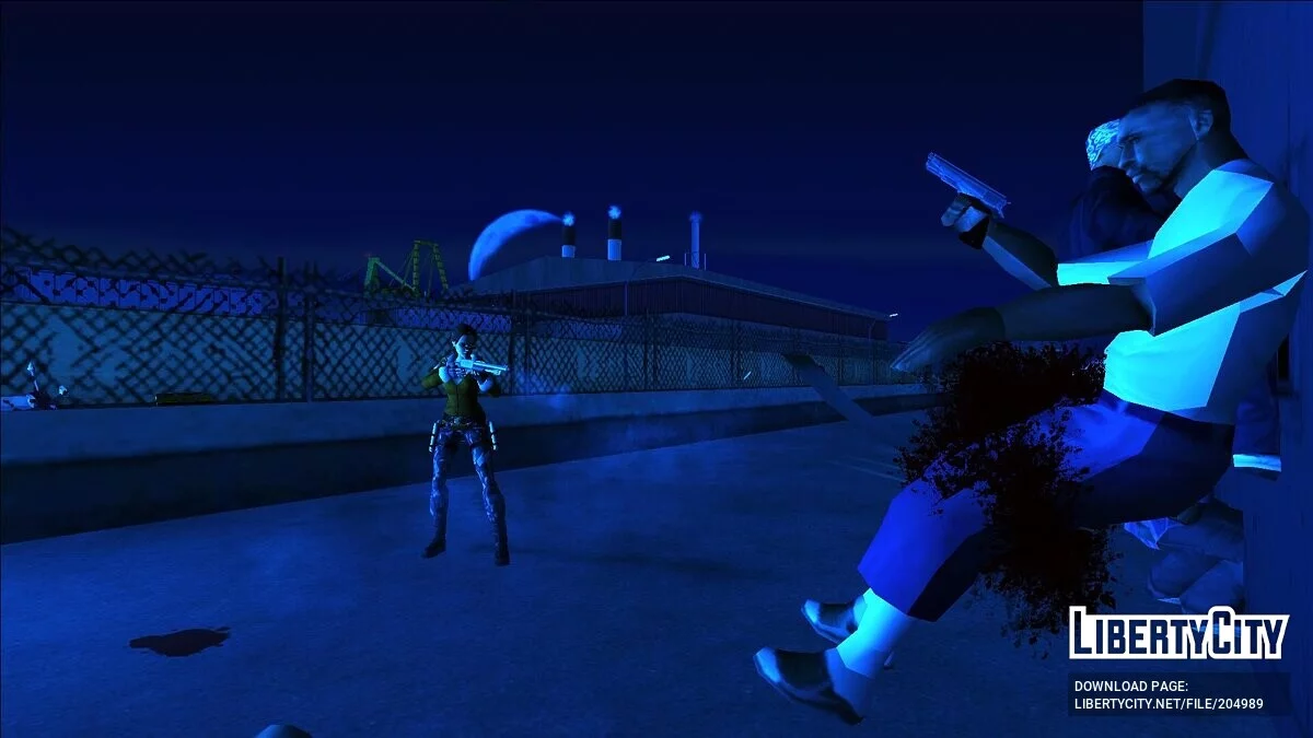 Möglichkeit, als Lara Croft zu spielen / GTA San Andreas