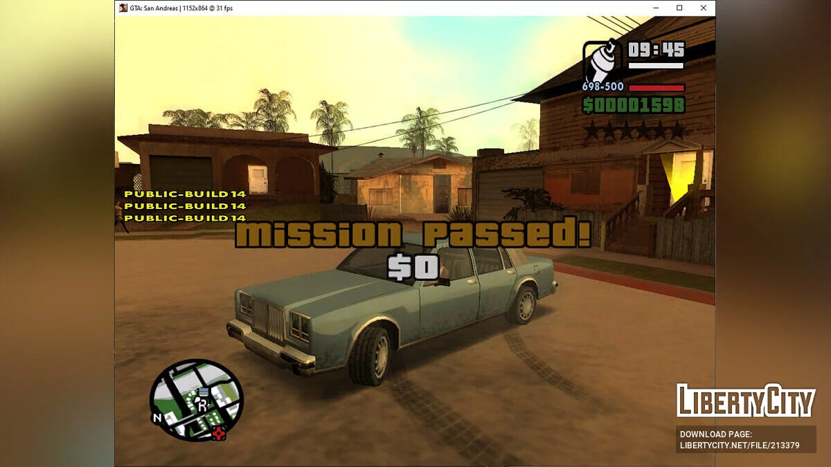 San Andreas++: Vice, Liberty & Andreas (Build 14C) / GTA San Andreas