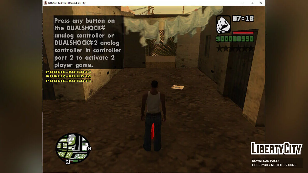 San Andreas++: Vice, Liberty & Andreas (Build 14C) / GTA San Andreas