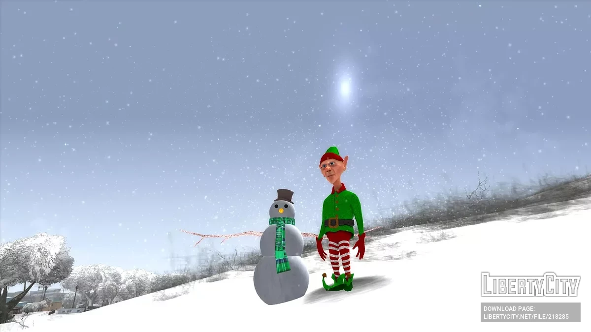GTA Snowfall - Winter Mod Pack / GTA San Andreas