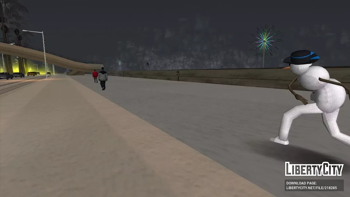 GTA Snowfall - Winter Mod Pack / GTA San Andreas