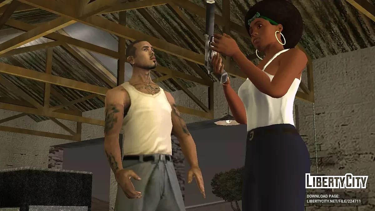 Kadın CJ (Tam Dönüşüm) / GTA San Andreas