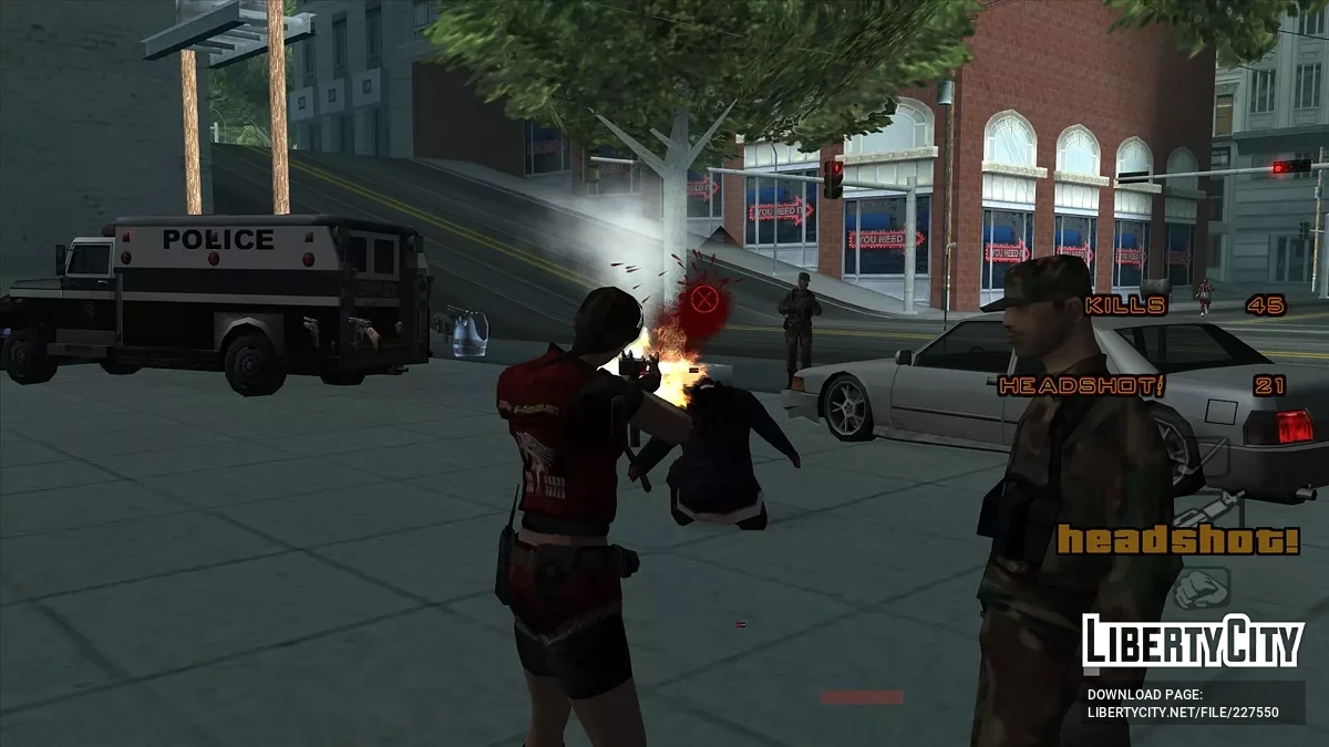 BioHazard Alert (Kompatibel dengan Mod Loader) / GTA San Andreas
