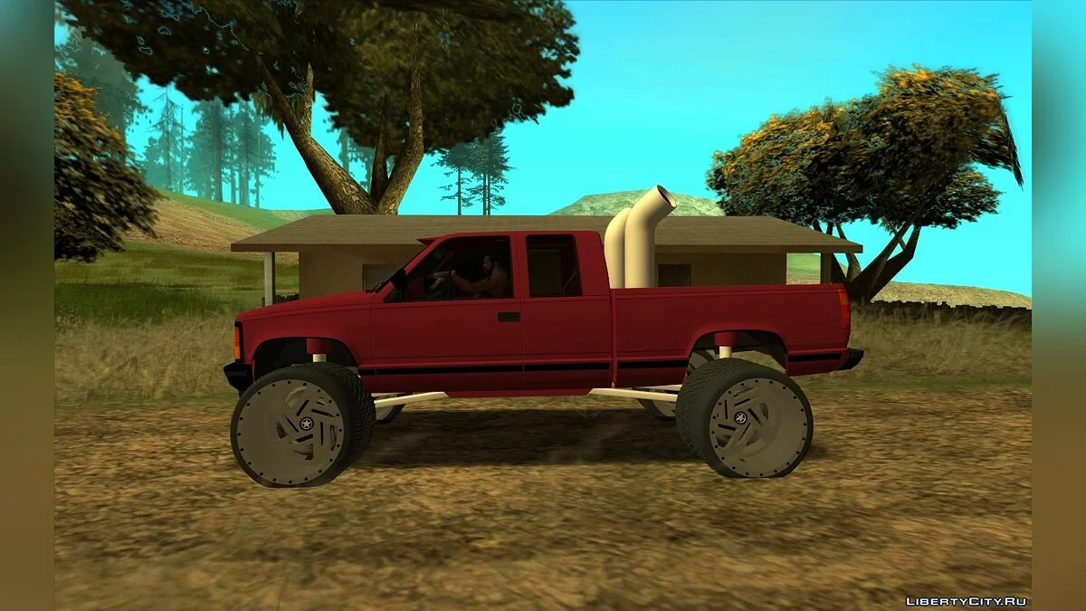 GMC Sierra surélevé / GTA San Andreas