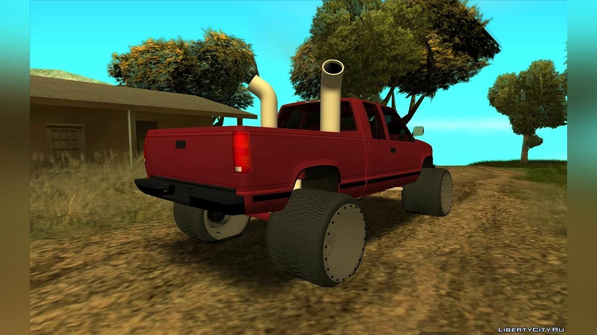 GMC Sierra surélevé / GTA San Andreas