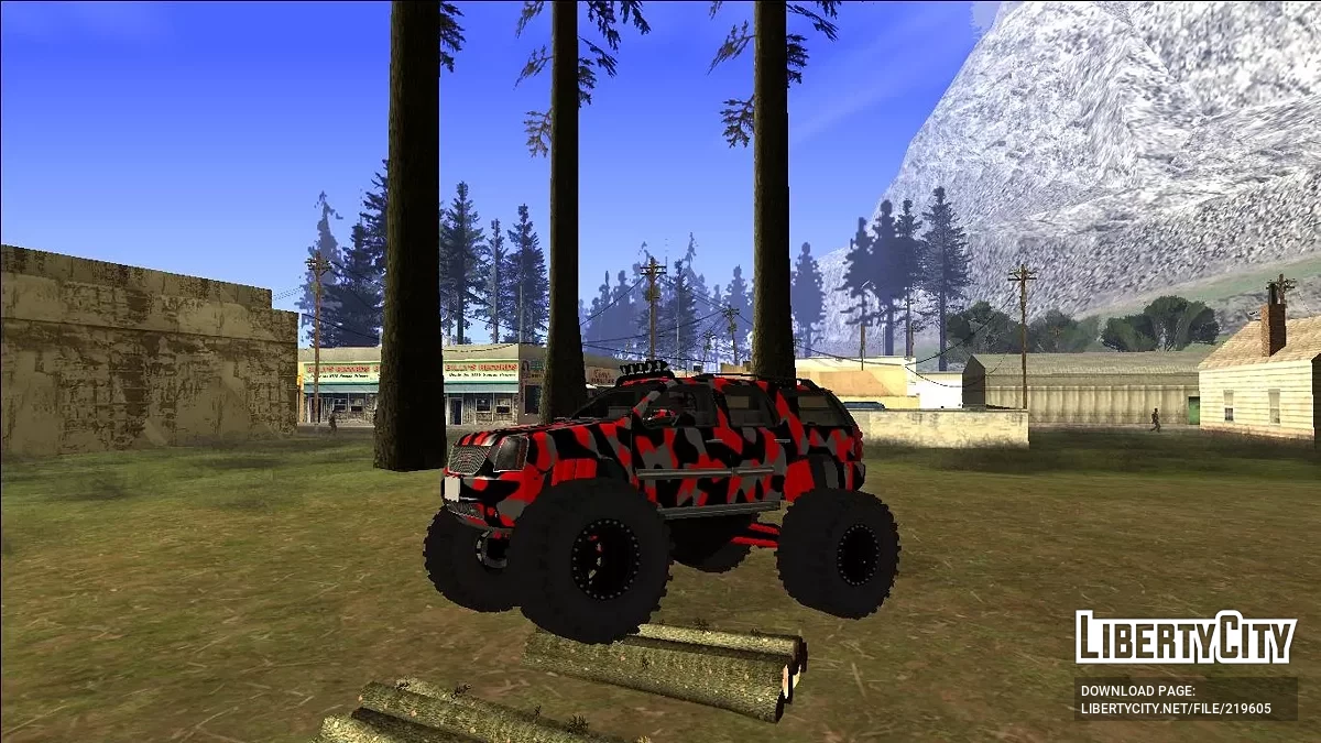 2008 GMC Yukon Monster Truck Camo / GTA San Andreas