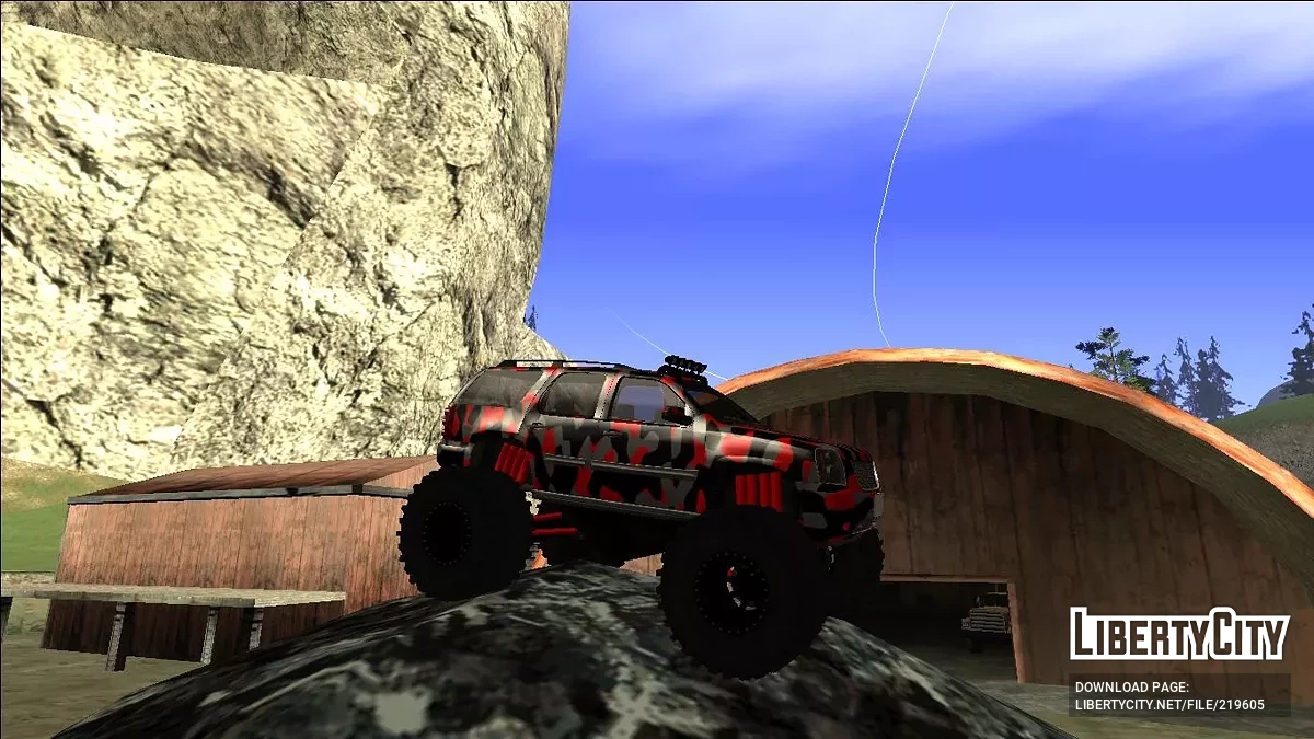 2008 GMC Yukon Monster Truck Camo / GTA San Andreas