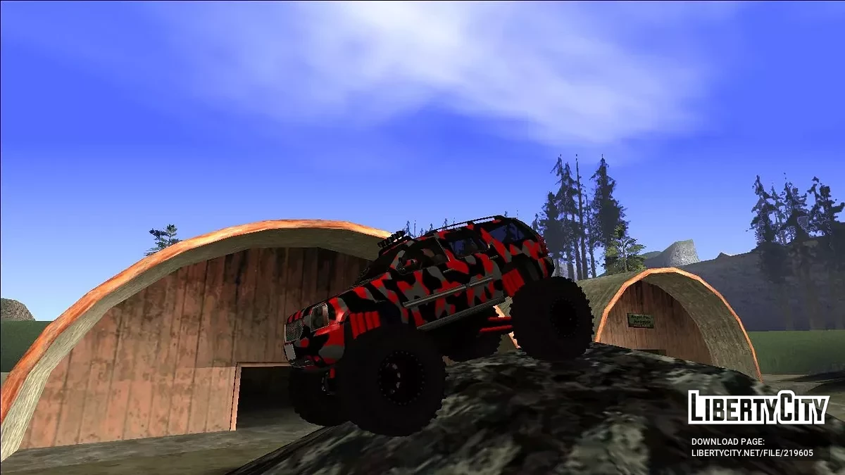 2008 GMC Yukon Monster Truck Camo / GTA San Andreas