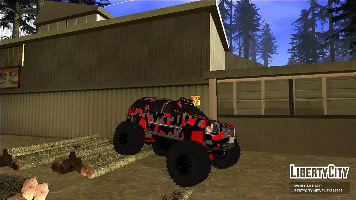 2008 GMC Yukon Monster Truck Camo / GTA San Andreas
